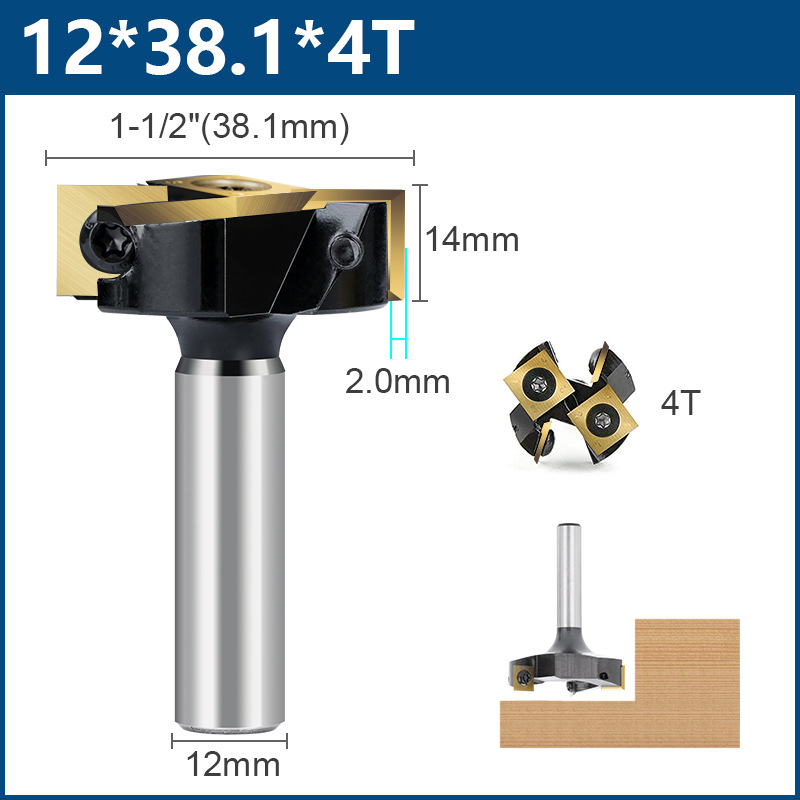 12 핸들 * 1-1/2 "& 티타늄 도금 블레이드