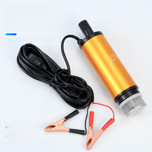 Electric oil pump 12V/24V fueling magic diesel oil siphon oil pump oil gun small fueling machine oil pump