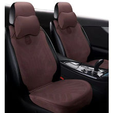 新款科技布汽车座垫四季通用小蛮腰透气夏季座垫半包小车垫座椅套