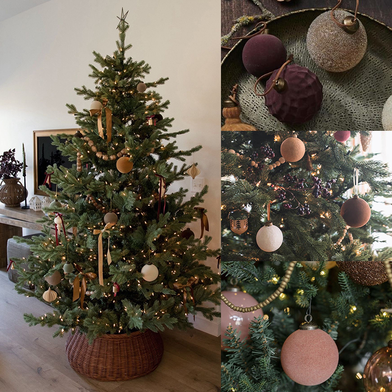 Esferas Navideñas Afelpadas para DIY de Peluche, Colgantes Decorativos para Árbol de Navidad image 5