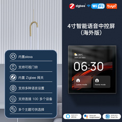 涂鸦智能家居中控屏内置alexa触摸屏app定时Linux屏对讲4寸中控屏