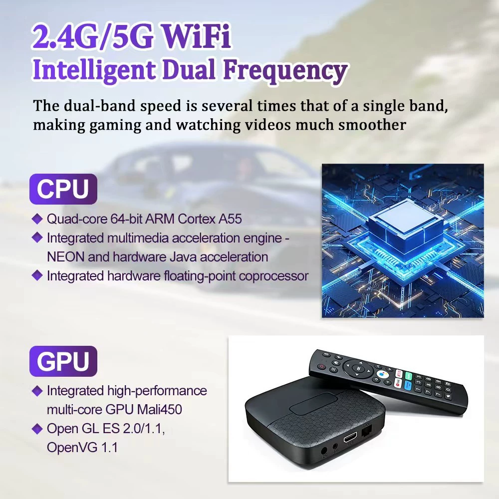 G300 TVBOX интернет-ТВ приставка плеер, 8K сверхчёткая ТВ-приставка