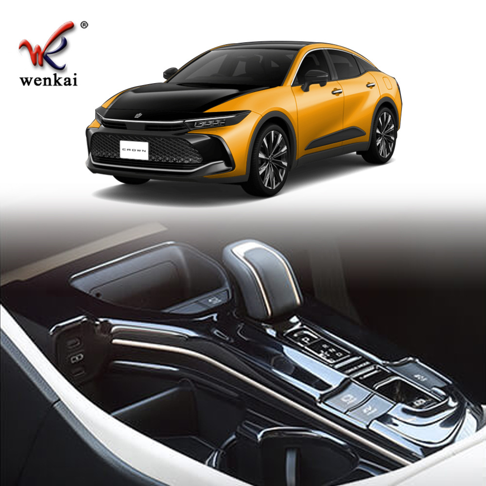 Adecuado para Toyota 23 corona cossover modificado control central Cambio de engranaje especial decorativo marco brillante