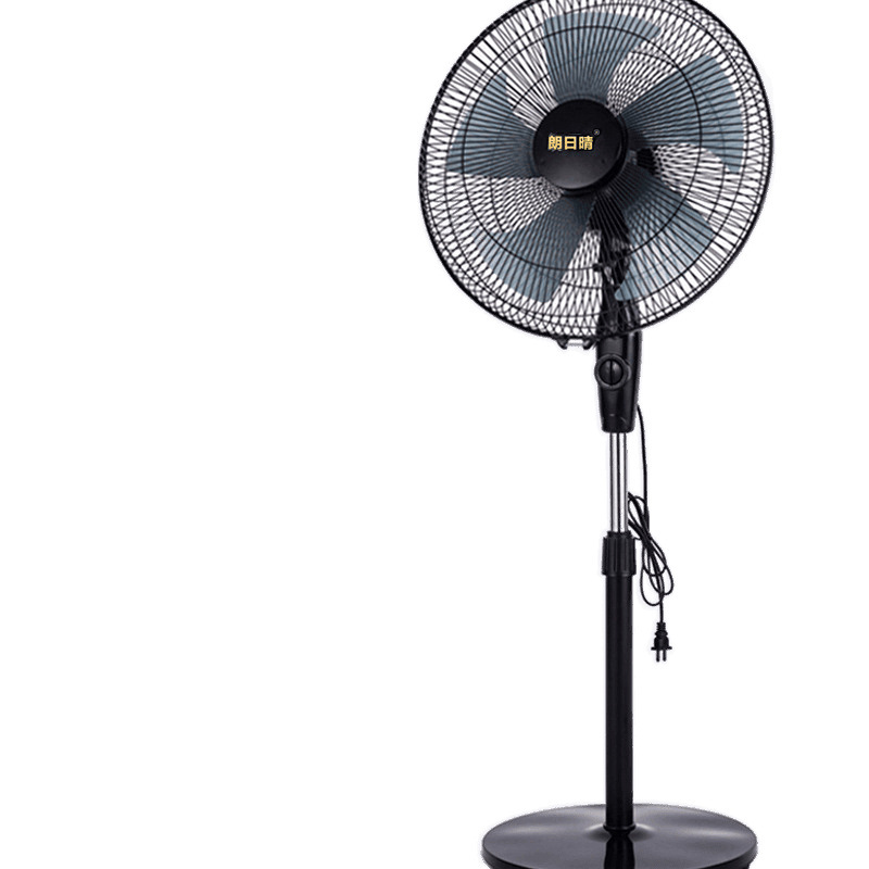 Ventilador eléctrico, ventilador de piso, hogar, silencioso, ahorro de energía, viento fuerte, sacudiendo la cabeza, temporizador mecánico, ventilador de control remoto vertical