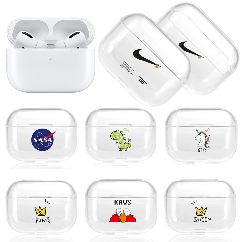 TPU Transparent Compatible with Apple AirPods Pro 3rd Generation Cartoon AirPods Pro 3rd Generation Painted Cute Earphone Case