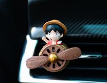 -出风口 可换头路飞女帝索隆娜美 车载出风口香片夹扣手办摆件