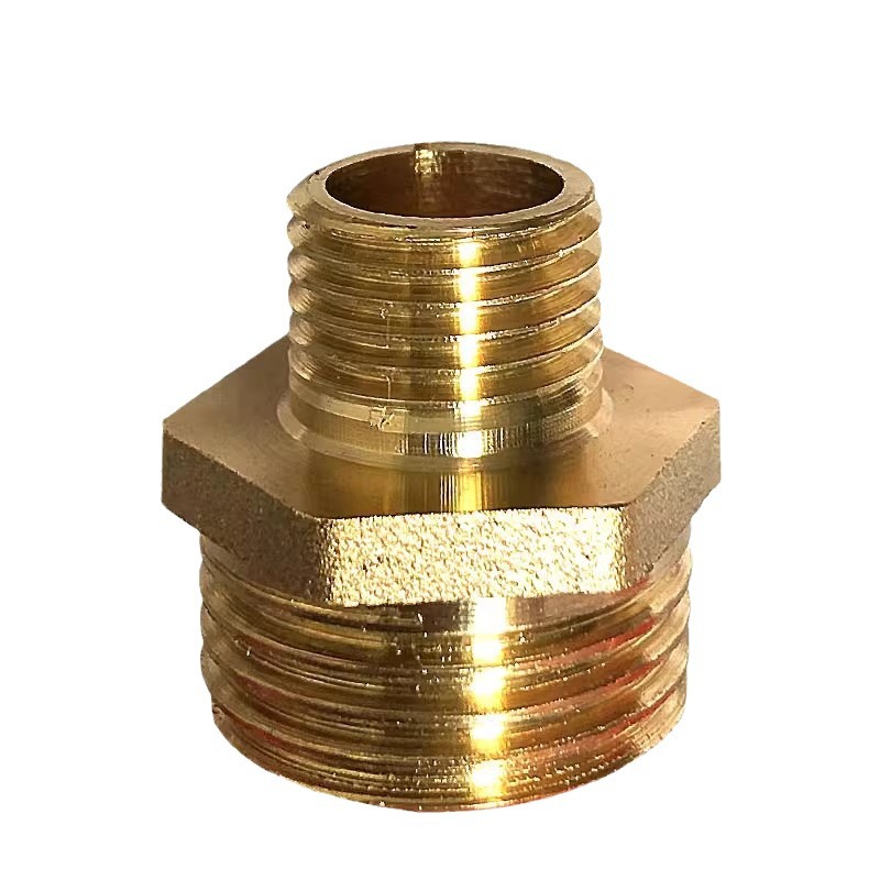 4-punto de cobre doble cable conector externo de alambre opuesto 2-Punto 3-punto que reduce el conector de tubo de entrada directa 1,5 pulgadas de alambre opuesto accesorios de cobre