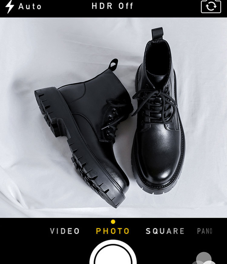 Men's High-Top Martin Boots