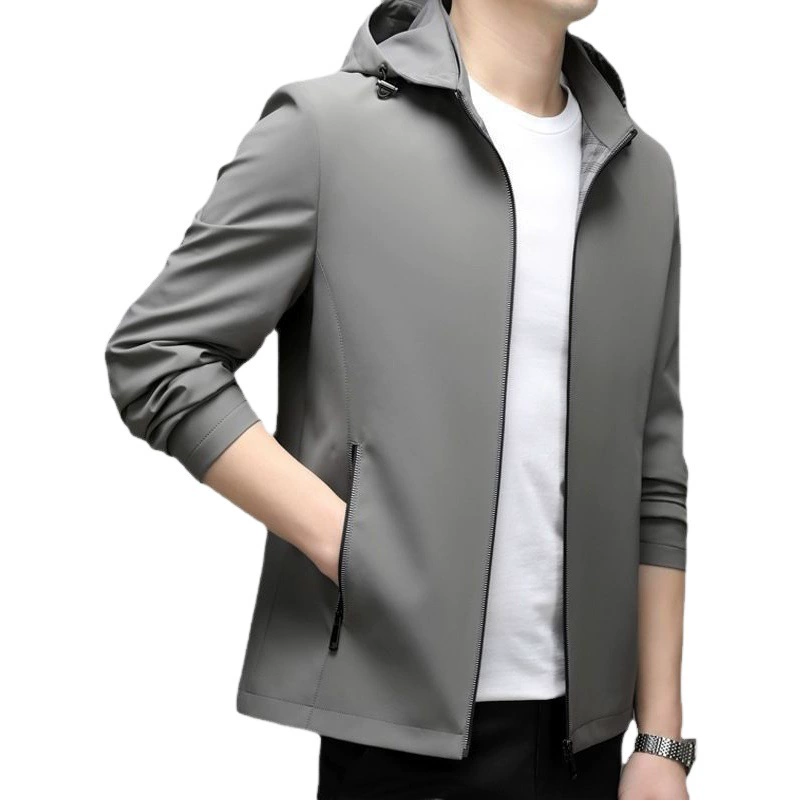 Мужская демисезонная куртка 2023 года: новая, повседневная, тонкая, для активного отдыха, в корейском стиле, модная, с воротником-стойкой