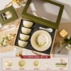 Cuiwei Lily of the Valley 4 bowls 4 spoons 2 plates high-end gift box