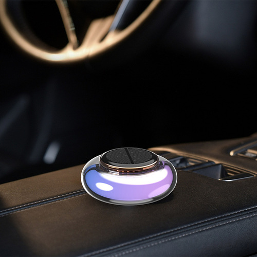 Light-sensitive essential oil gift perfume car center console high-end decoration unisex trendy car ornament solar diffuser