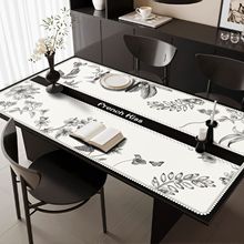 美式复古桌布防水防油免洗轻奢高级感餐桌垫长方形茶几桌面垫