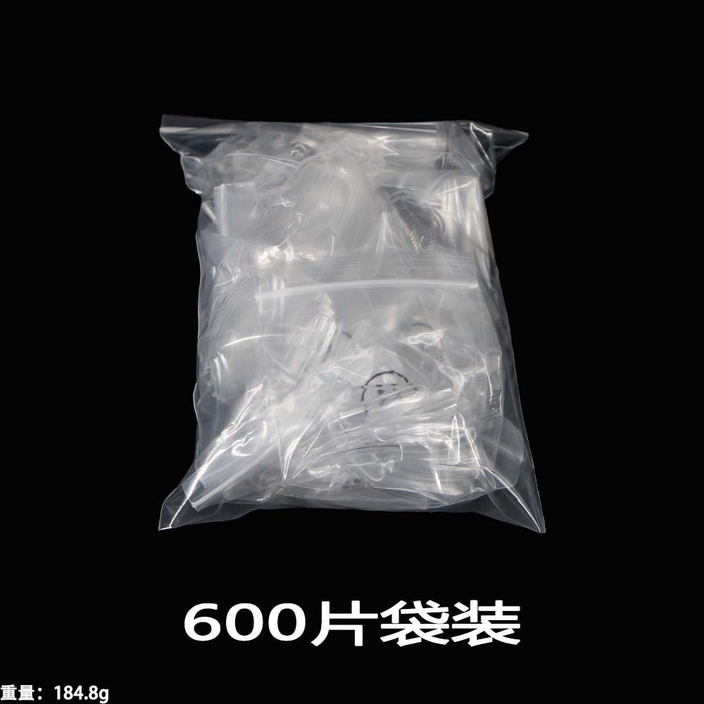 A038-1-600 pieces in bags, transparent