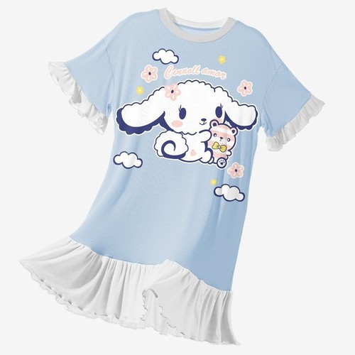 Children's pajamas for girls in Southeast Asia, thin summer sleep dresses for little girls, mother and daughter sleepwear,  new home clothes