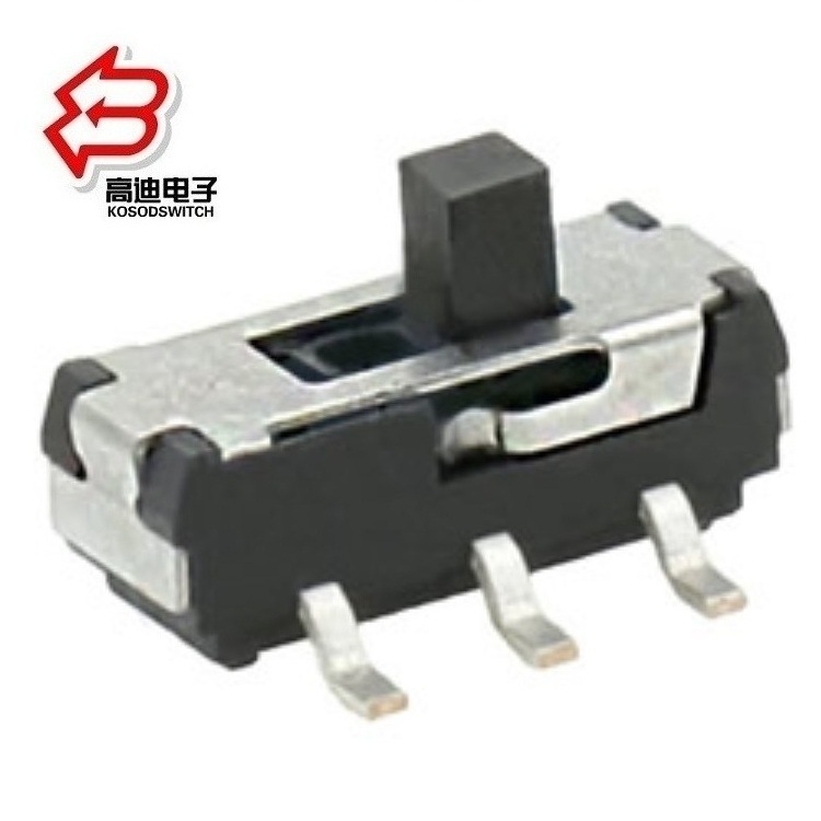 供应贴片2档拨动开关  两位贴片拨码开关2档 迷你两档滑动开关2位