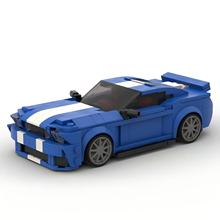 兼容乐高MOC-157028 福特野马 Shelby GT500创意汽车模型摆件玩具