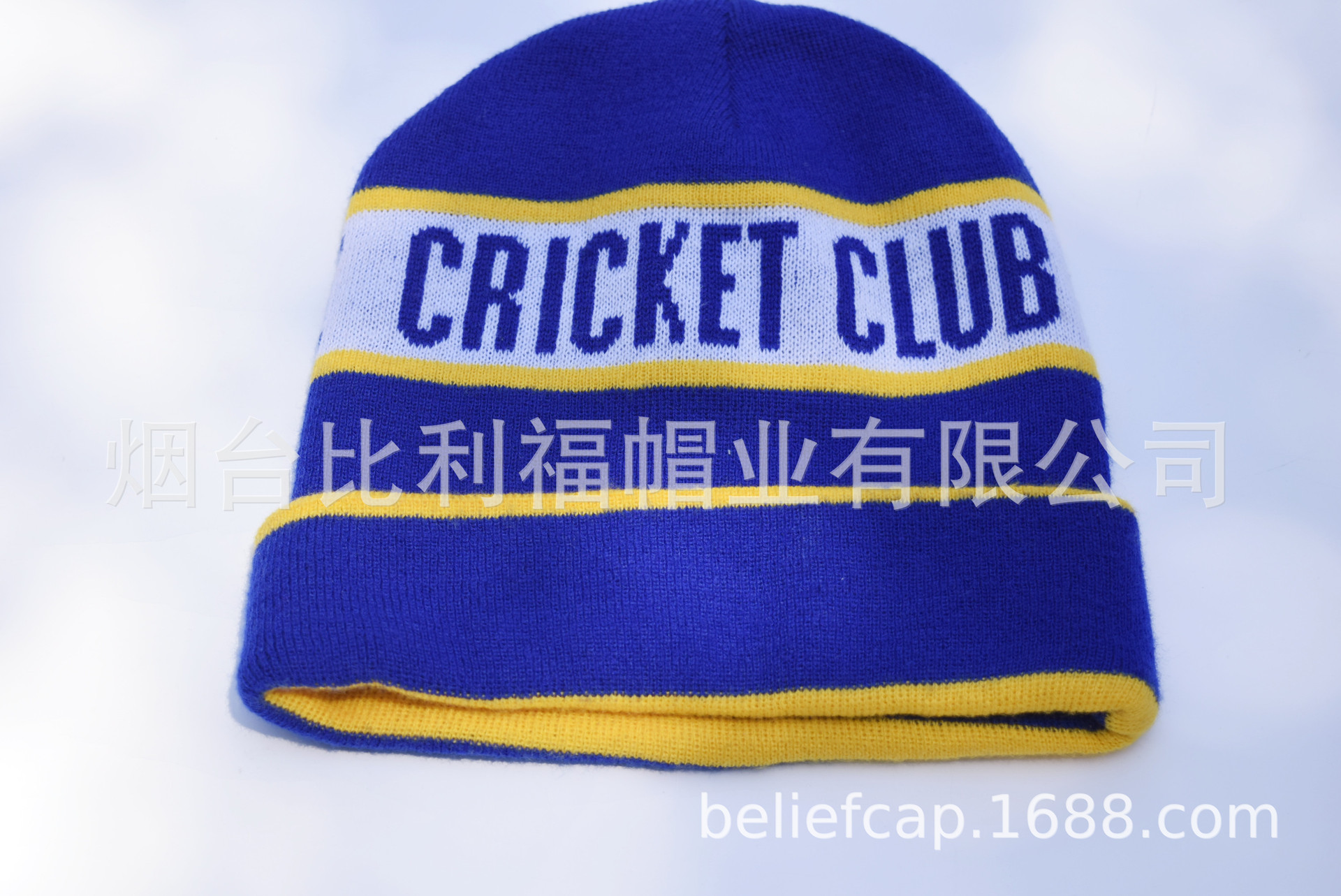 秋冬翻边保暖提花f针织帽纯色简约绣花毛线帽Beanie hat街头时尚