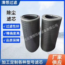 厂家生产纳米阻燃防静电滤筒 工业脉冲除尘器 三角形除尘滤芯