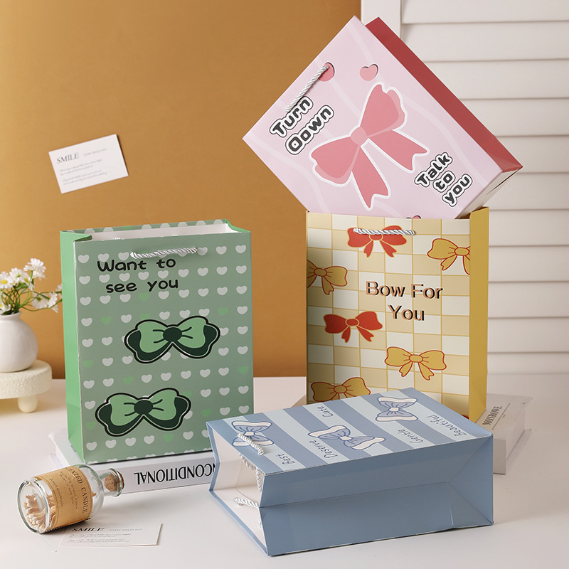 新款礼品包装袋蝴蝶结系列时尚精美风