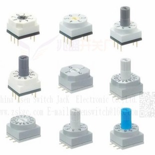 Waterproof Vertical Rotary Coding Switch/Horizontal Waterproof Rotary Coding Switch/Waterproof Rotary Switch 10x10