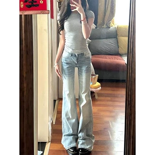 韩版牛仔裤新款潮流慵懒百搭流行文艺简约日系时尚原宿气质女生款
