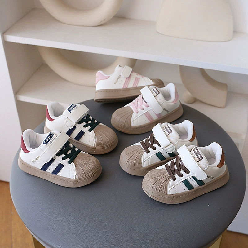 Детские кроссовки 2024 весна и осень новые девушки нескользящие кроссовки