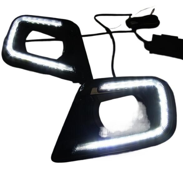 Aplicable a 15-16 daqikuwei LED Luz de marcha diurna especial LED Luz de marcha diurna luz antiniebla modificada