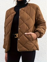 M 85219L Short Lightweight Quilted Jacket �̿��������
