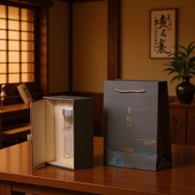 工厂批发新款沉香侧翻包装首饰盒佛珠侧翻盖手串收藏盒子手串礼盒