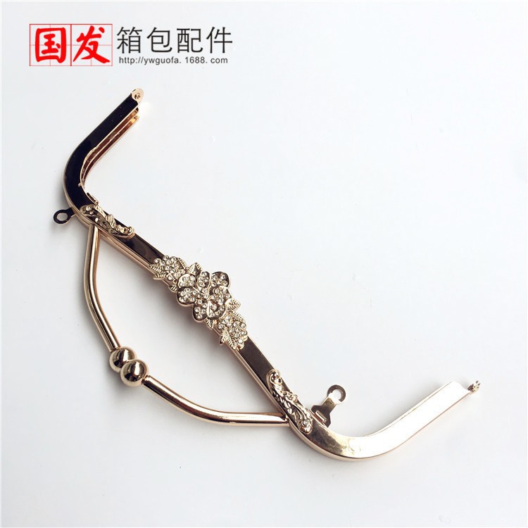 24cm brazalete de cintura cóncava oro ligero portátil con agujeros de tornillo flores de oro ligero de alta calidad