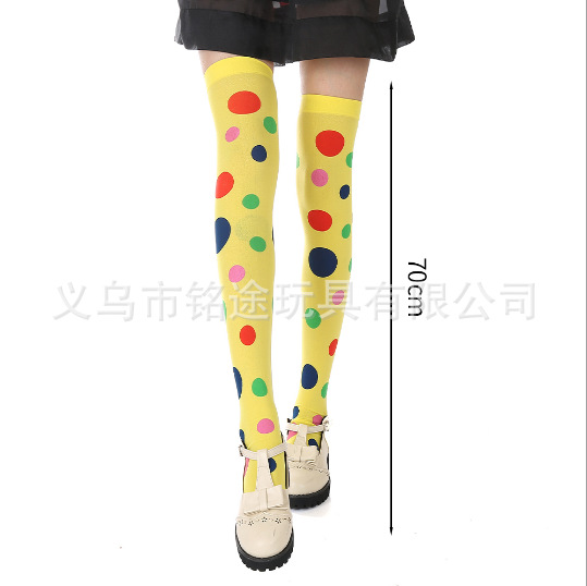 Joker Dress Up Performance Disfraces Colorido iridiscente Fan Cabeza explosiva Peluca Cabello rizado Cabello Cabello Funda Joker cos