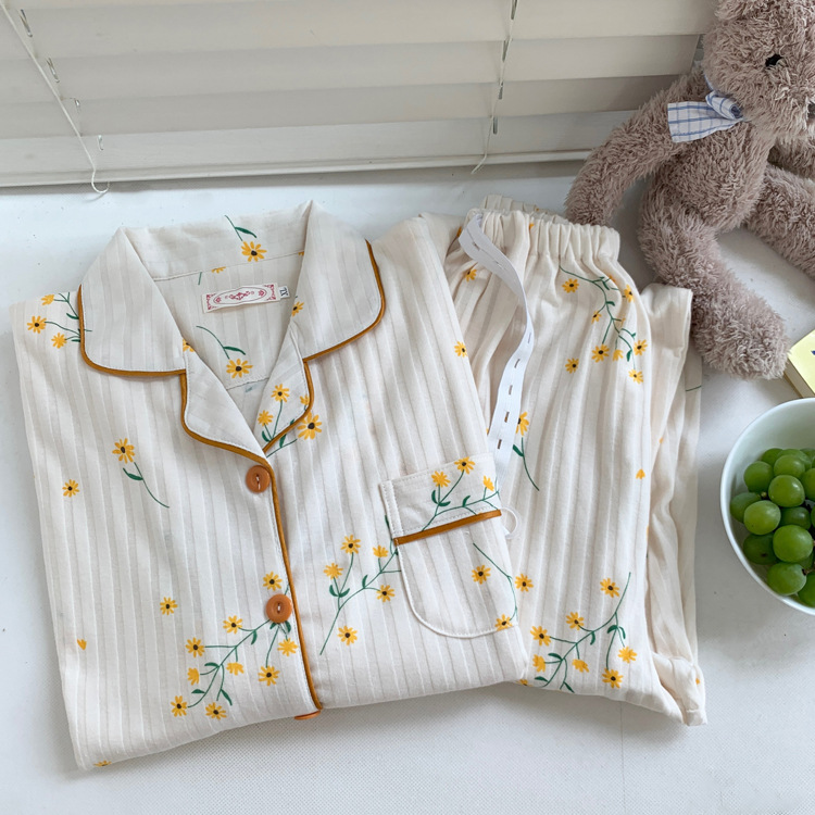 月子服棉春秋孕婦睡衣女薄款產後餵奶產婦長袖哺乳套裝孕期家居服