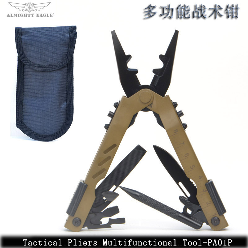 Alicates de cuchillo plegables multifuncionales alicates retráctiles de eliminación de explosiones alicates retráctiles de emergencia al aire libre alicates de herramienta de combinación de cuchillos de acero inoxidable