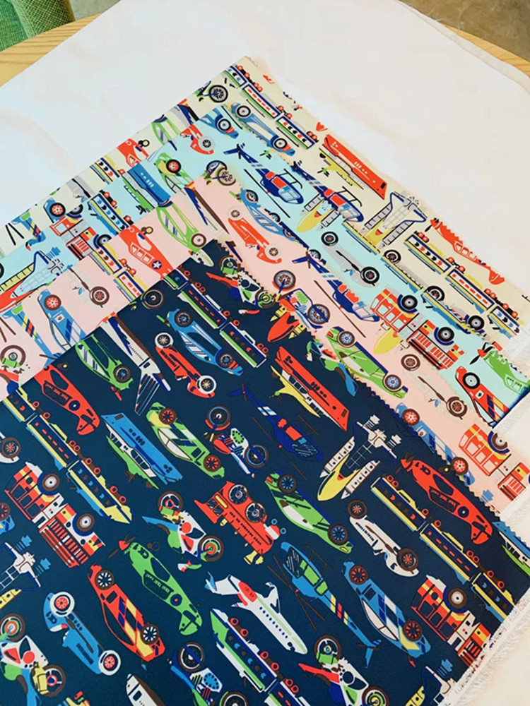 印花皮膜 防污防水汽车图案面料