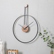创意简约铁艺西班牙挂钟个性艺术墙壁时钟客厅家居装饰钟表挂表