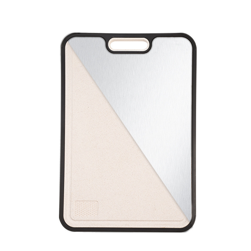 Tabla de cortar de titanio puro transfronteriza, antibacteriana y antimoho, tabla de cortar frutas para el hogar, panel de cocina de doble cara, tabla de cortar de titanio.