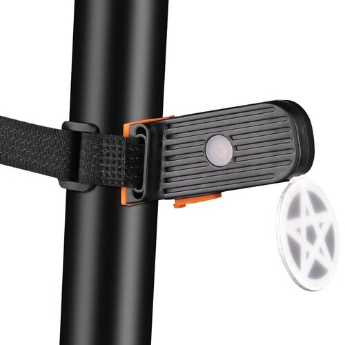 Bicycle Rear Light USB Charging Mountain Bike Light Night Ride Road Bike Riding High Brightness Creative Rear Light Accessory