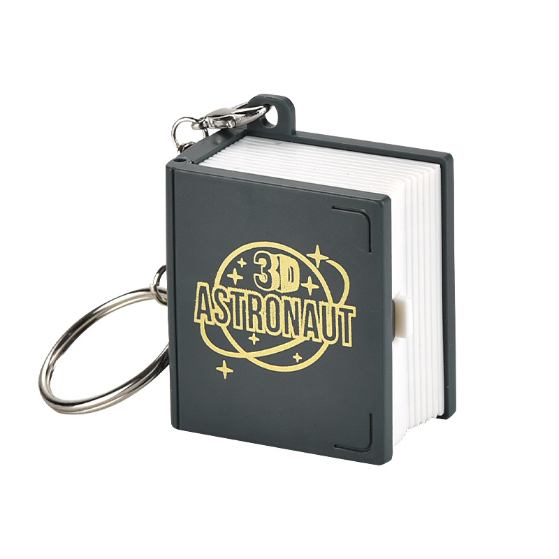 3D Stereo Explosive Pill Foldableing Book Key Ring Astronaut Dinosaur Kidsren's Toy Pendant Birthday Gift for Classmates