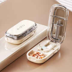 日本の薬切り器の家庭用の1分2分4切の錠剤の神器は薬器を分けて携帯して薬箱を分けて箱を詰めます。