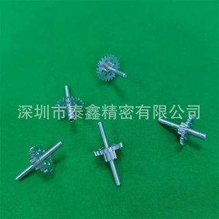 加工定制铝合金直齿小齿轮轴小模数齿轮加工厂家