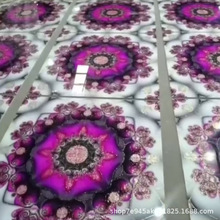 玻璃钻石暗藏金吸光石透光砖拼花KTV过道大厅餐厅仿水刀大理地砖