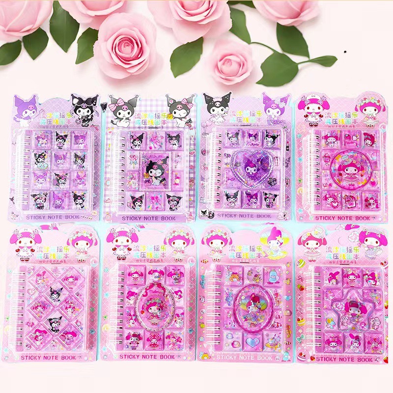 Libro de bobina Sanrio de alto valor Culomi Liusha Shaw Music Bloc de notas Cuaderno de estudiante Diario portátil