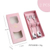 L Cross -border 304 stainless steel spoons cute coffee spoon dessert stir spoon Christmas style elk spoon gift box