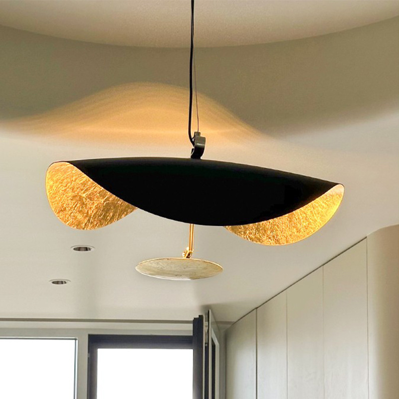 意大利Catellani吊灯黑白异型简约后现代设计师客厅现代餐厅飞碟