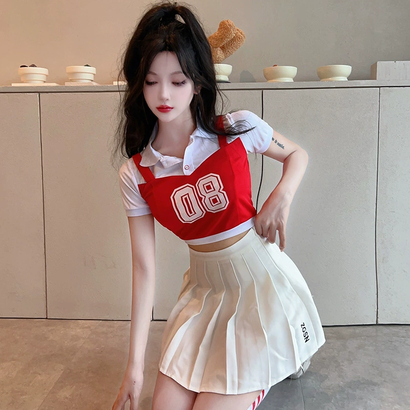 Дофамин девушка носит групповое платье для сестер летняя юбка для игр с короткими рукавами