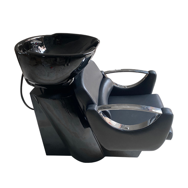 Peluquería Internet celebridad pelo cama de champú sentado peluquería Cama de lavado de alta gama moda simple medio acostado cama de champú