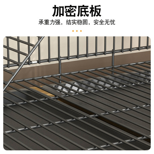 Cat cage, household cat villa with toilet, indoor oversized folding cattery, cat house, small cat cage, cat nest
