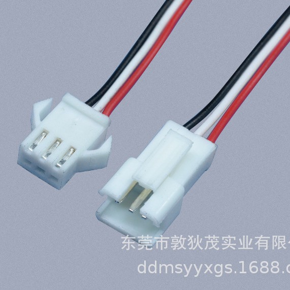 厂家直供zH1.5 SM2.54端子线led筒灯天花灯公母对插端子连接线