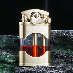 佐羅ZORRO透明油倉煤油打火機660創意個性彈射搖臂明火廠家批發