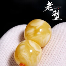 保真精工蜜蜡琥珀老型桶珠隔珠散珠顶珠星月金刚菩提水晶DIY配饰
